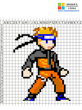 naruto pixel art