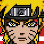 Naruto Pixel Art : 40 desenhos para imprimir