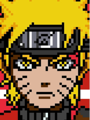 naruto pixel art