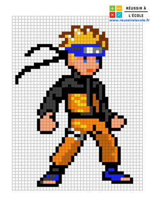 naruto pixel art