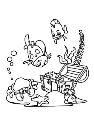 peixe para colorir