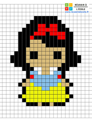 pixel art disney facil