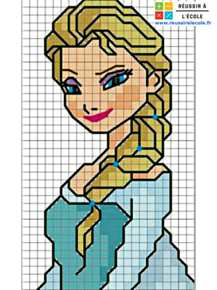 pixel art disney facil