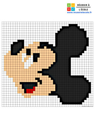 pixel art disney facil