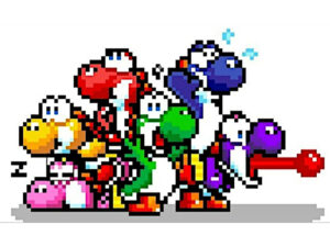 pixel art mario