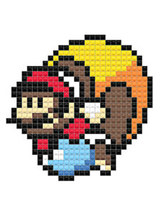 pixel art mario