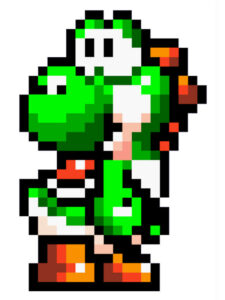 pixel art mario bros