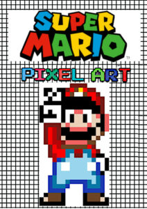 pixel art mario bros