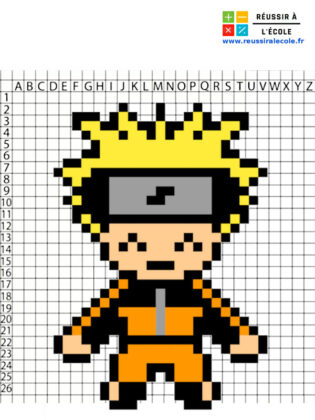 pixel art naruto