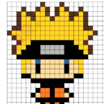 Naruto Pixel Art : 40 desenhos para imprimir