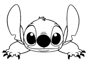 stitch para colorir