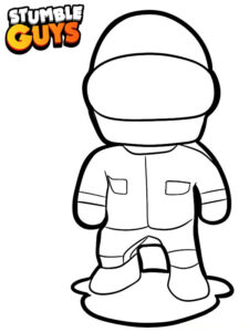 stumble guys desenho para colorir