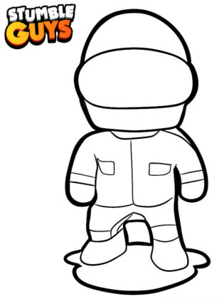 stumble guys desenho para colorir