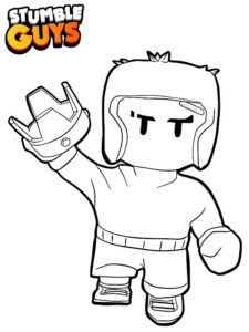 stumble guys desenho para colorir