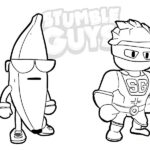 Desenhos de Stumble Guys para colorir – Se divertindo com crianças