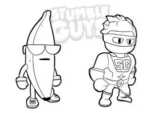 stumble guys desenho para colorir