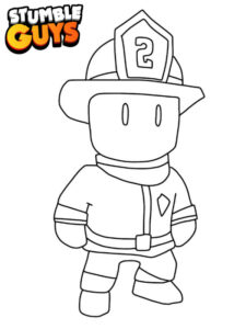 stumble guys para colorir