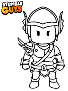 stumble guys para colorir