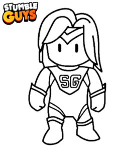 stumble guys para colorir