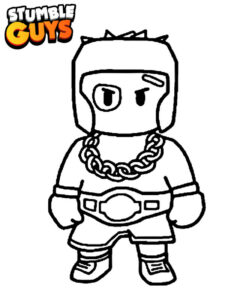 stumble guys para colorir