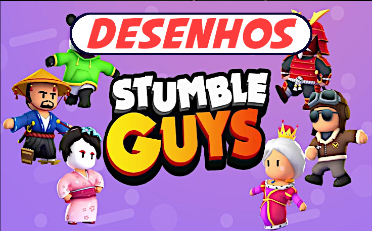 COMO DESENHAR SKIN NINJA do JOGO STUMBLE GUYS passo a passo 