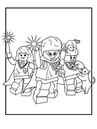 desenho de lego para colorir