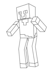 desenho de minecraft
