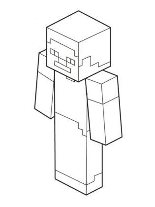 desenho de minecraft