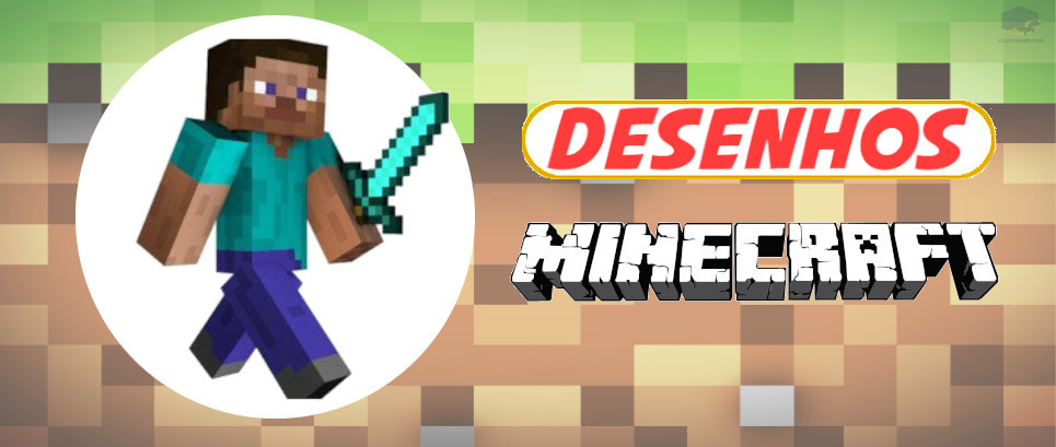 Minecraft para colorir 