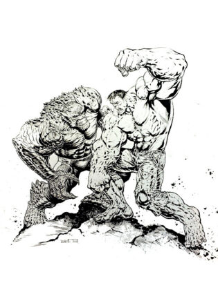 desenho do hulk