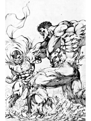 desenho do hulk para colorir