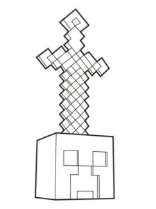 desenho do minecraft