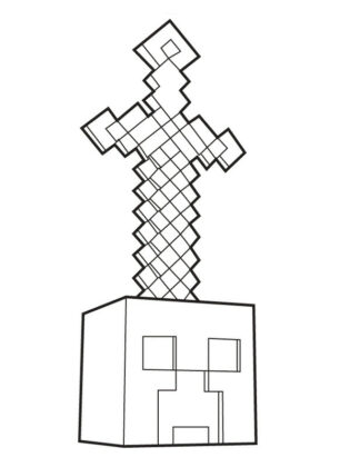 desenho do minecraft