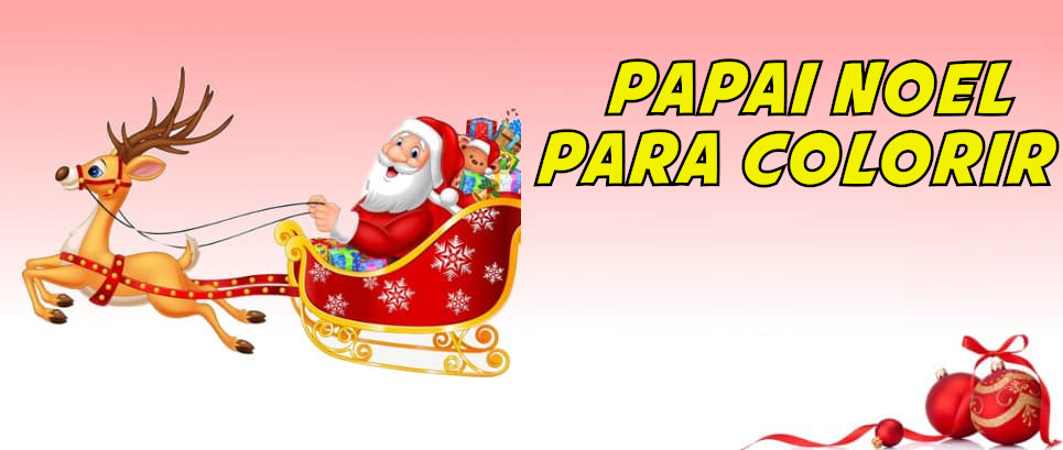 desenho do papai noel