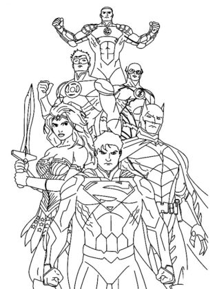 desenho para colorir marvel