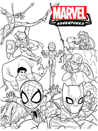 desenhos da marvel