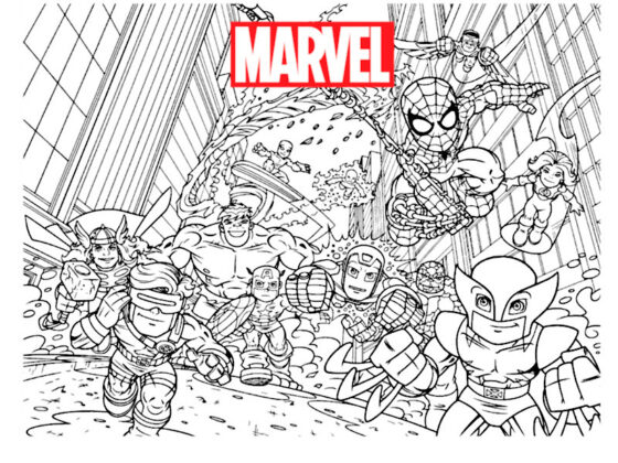 desenhos da marvel
