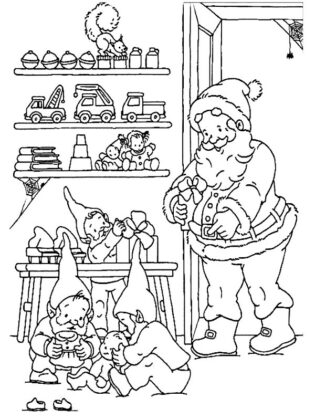 desenhos de papai noel