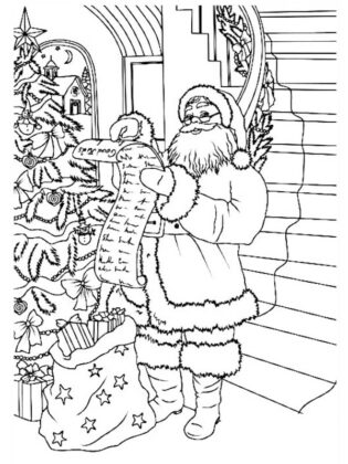 desenhos de papai noel