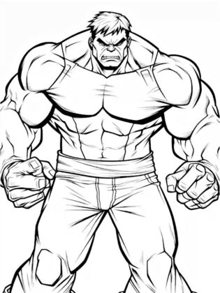 desenhos do hulk para colorir