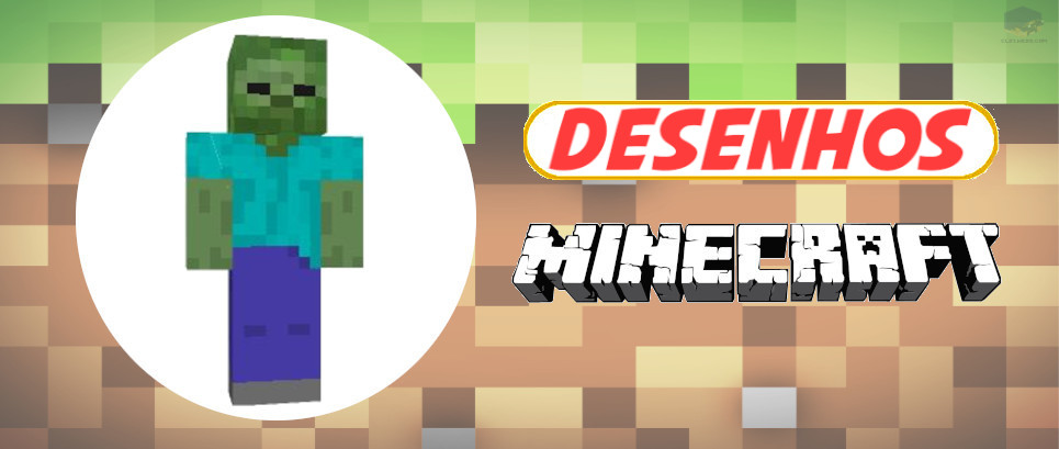 Desenhos de Minecraft para colorir - Bora Colorir