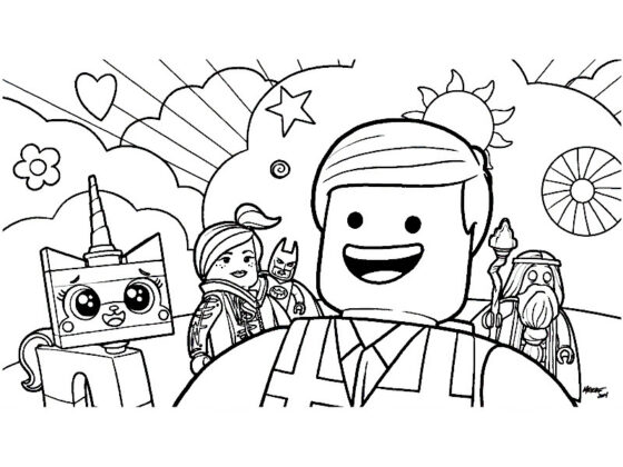 desenho para colorir lego