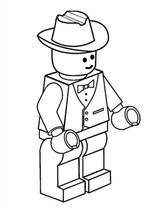 desenho para colorir lego