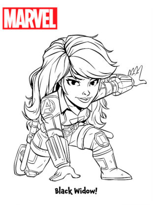 desenhos para colorir super herois marvel