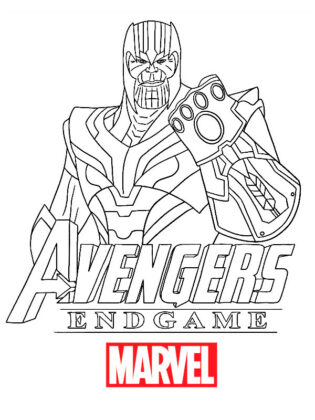 desenhos para colorir super herois marvel