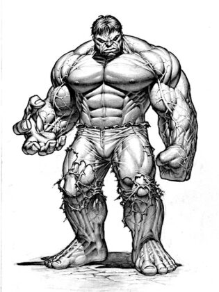 hulk desenho