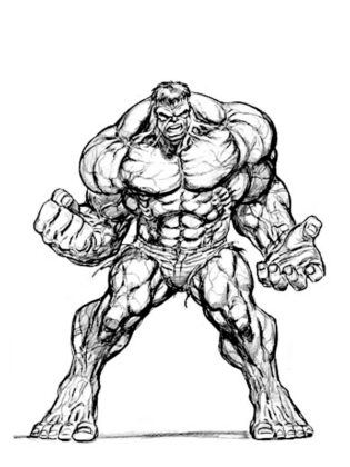 hulk desenho