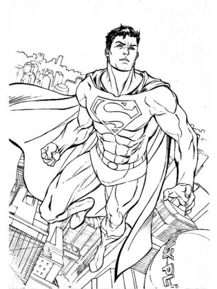 marvel para colorir