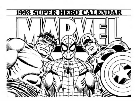 marvel para colorir