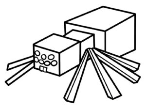 minecraft desenho para colorir